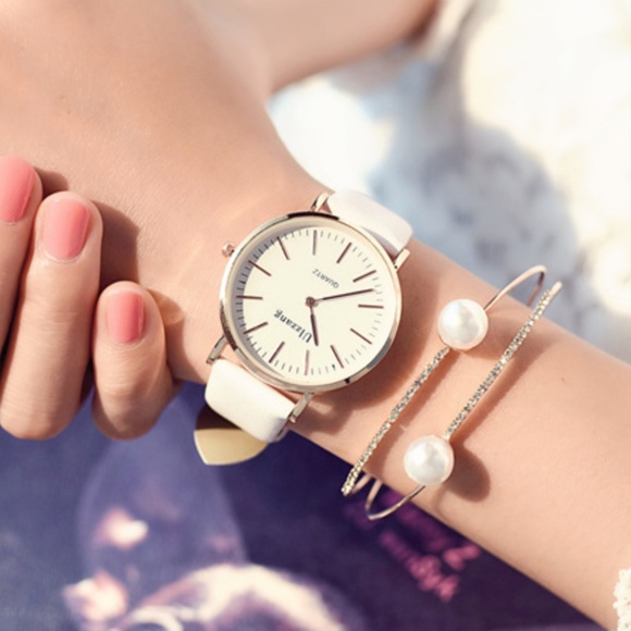 NEW 4 Colors Classic Simple Quartz Watch - Picture 2 of 8